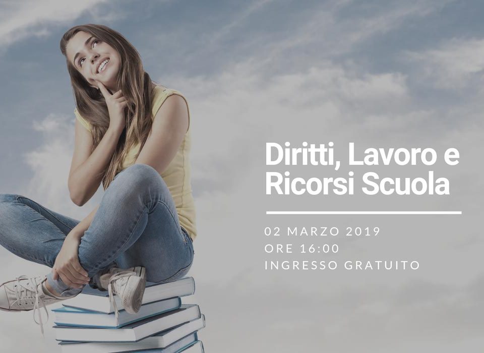 Concorsi e Ricorsi Scuola Incontro a Taranto Sabato 2 Marzo!