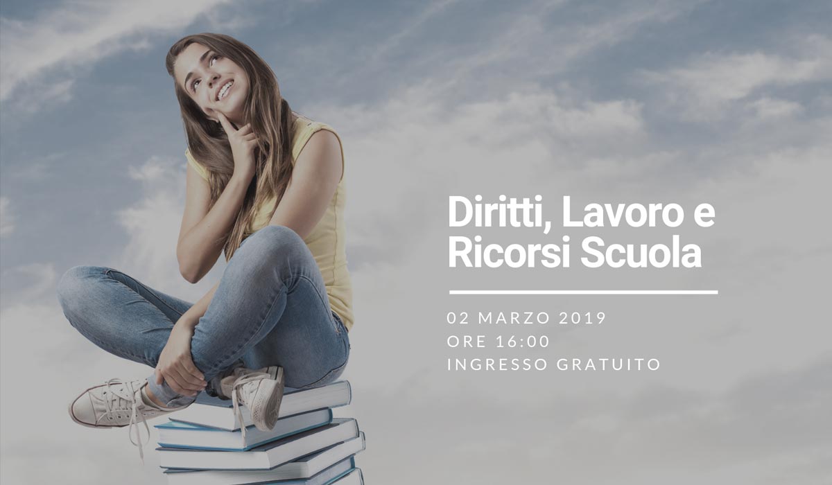 Concorsi e Ricorsi Scuola Incontro a Taranto Sabato 2 Marzo!